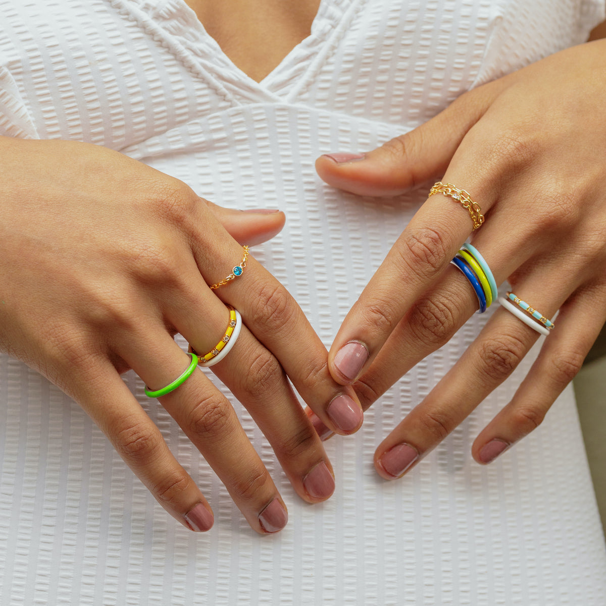 Anello Impilatore Primrose Green