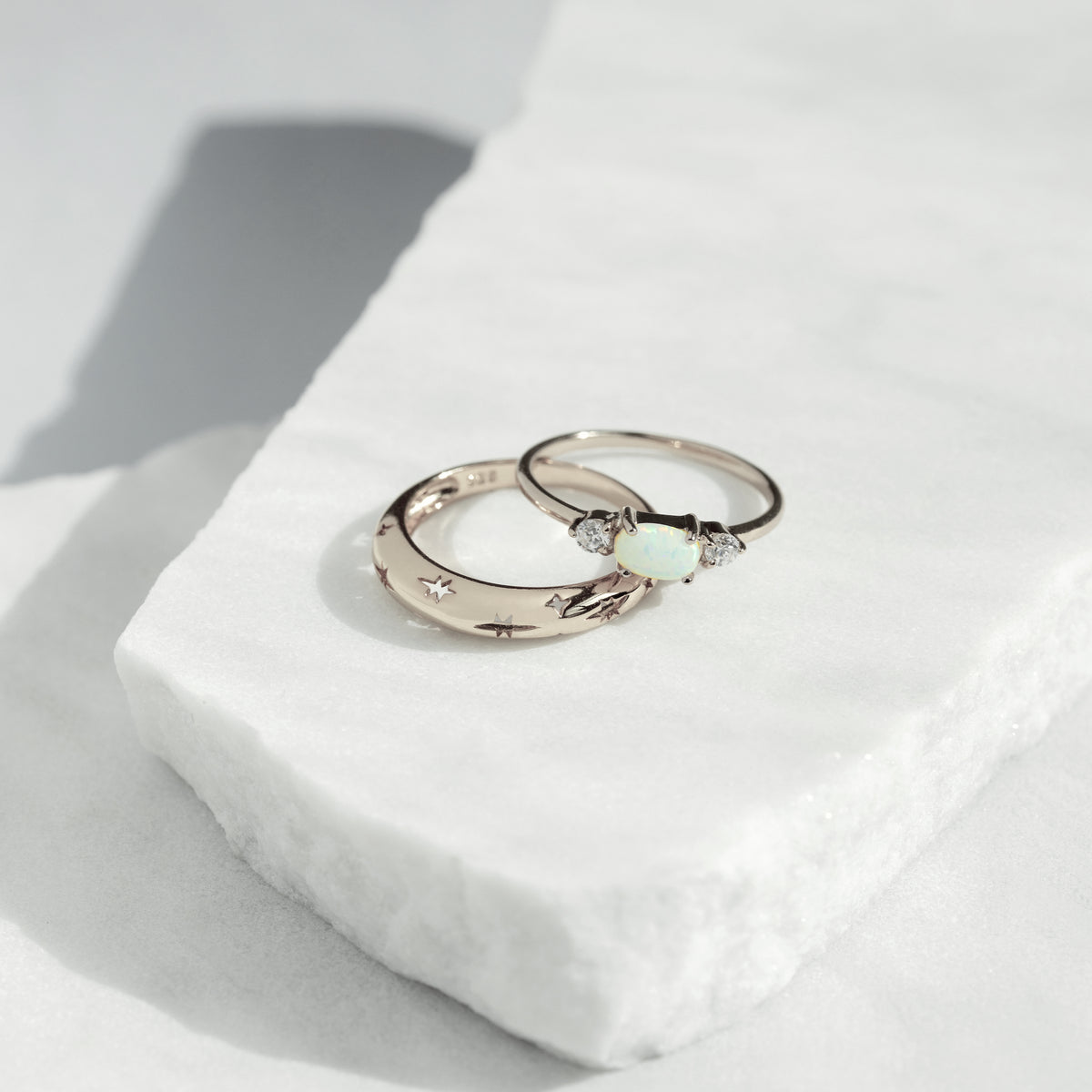 Starburst Koepel Ring Zilver