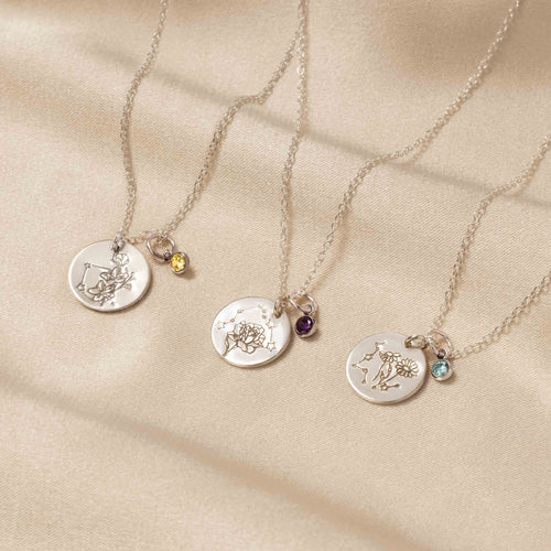 สร้อยคอ Stardust Bloom แบบปรับแต่งได้ส่วนตัว
