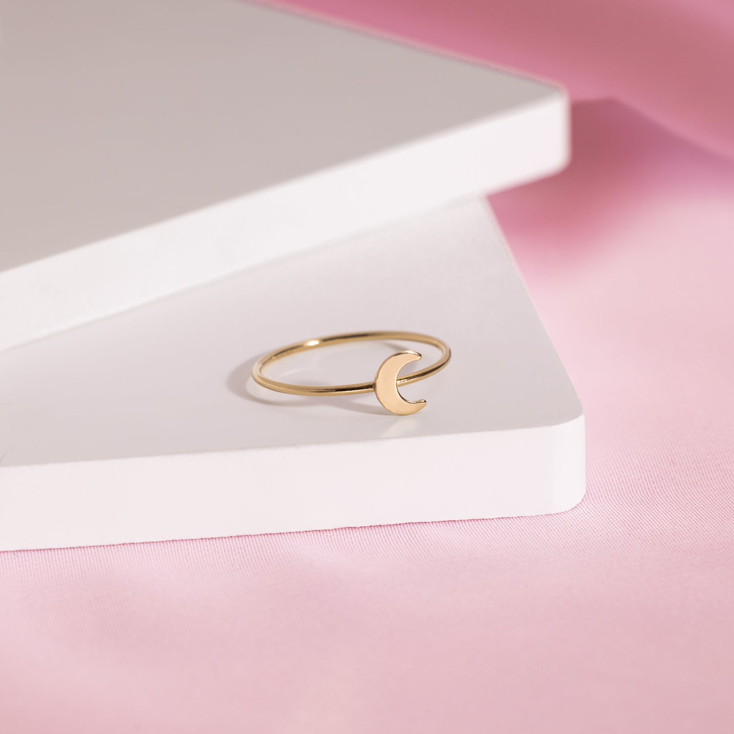 Gold Moon Ring
