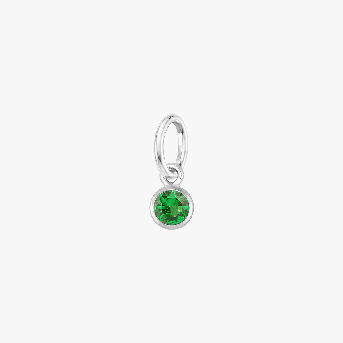 Color:Silver Birthstone Gem:Emerald