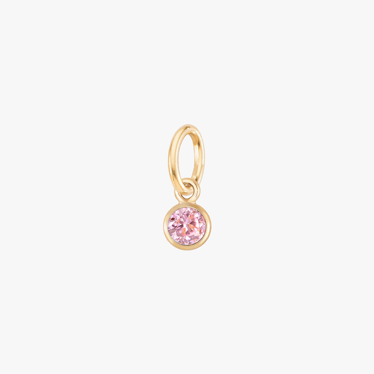 Color:Gold Birthstone Gem:Pink