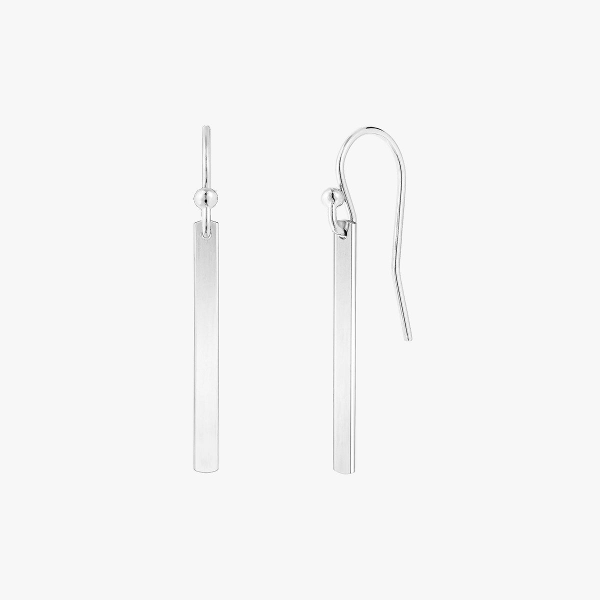 Pendientes de gota de barra elegante
