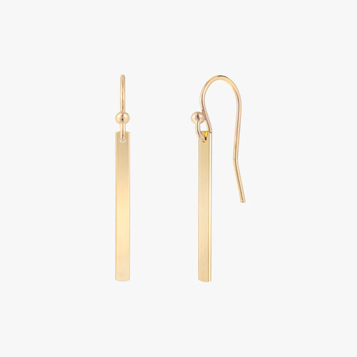 Pendientes de gota de barra elegante