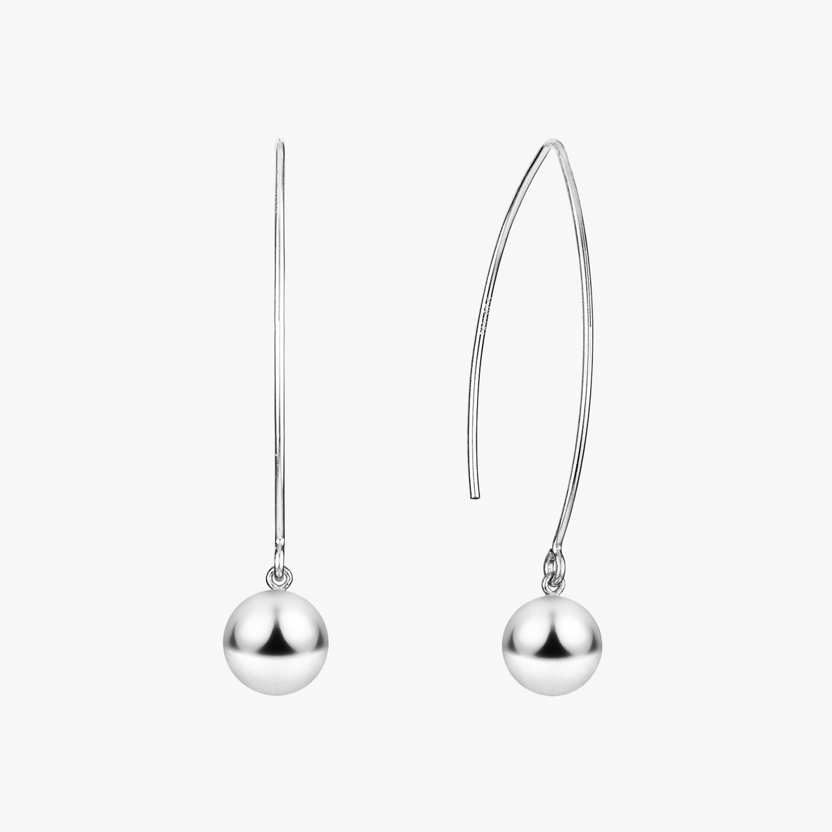 Sphere Ball Drop Earrings
