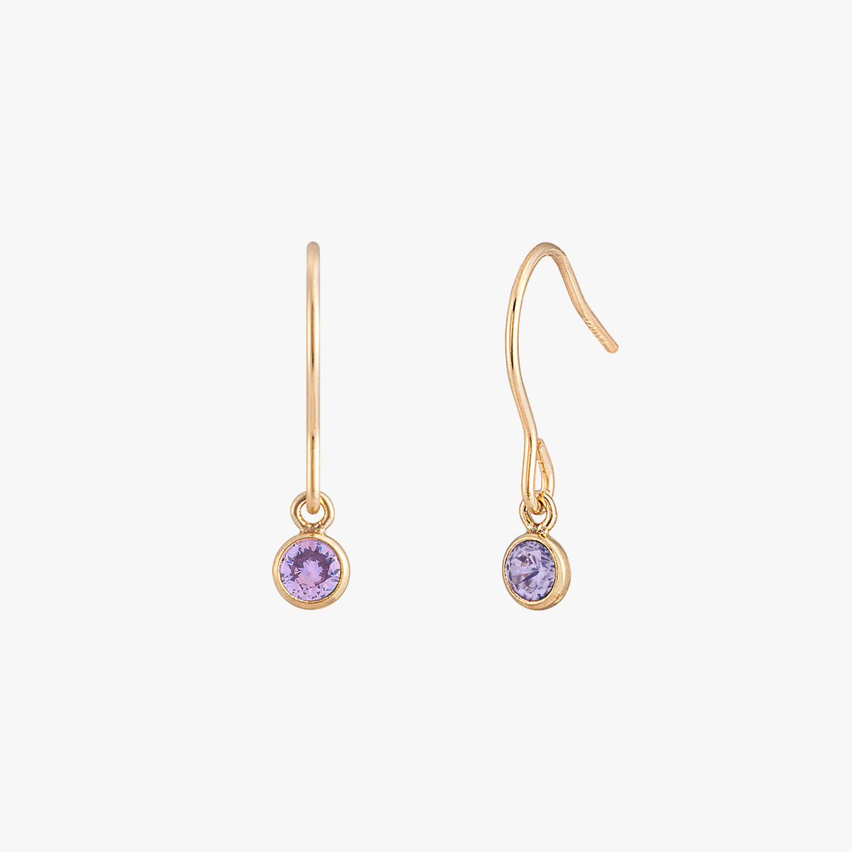 Boucles d'oreilles de lunette noire