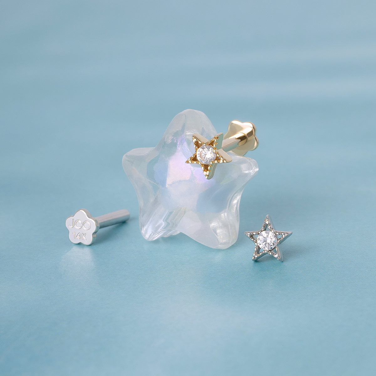 Color:White Gold
Option:Single
Option:Pair
