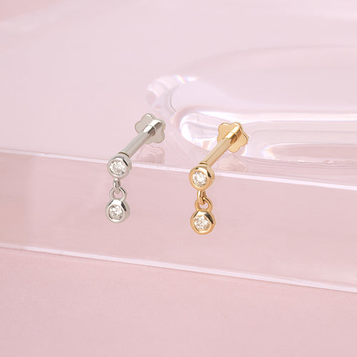 Color:White Gold
Option:Single
Option:Pair