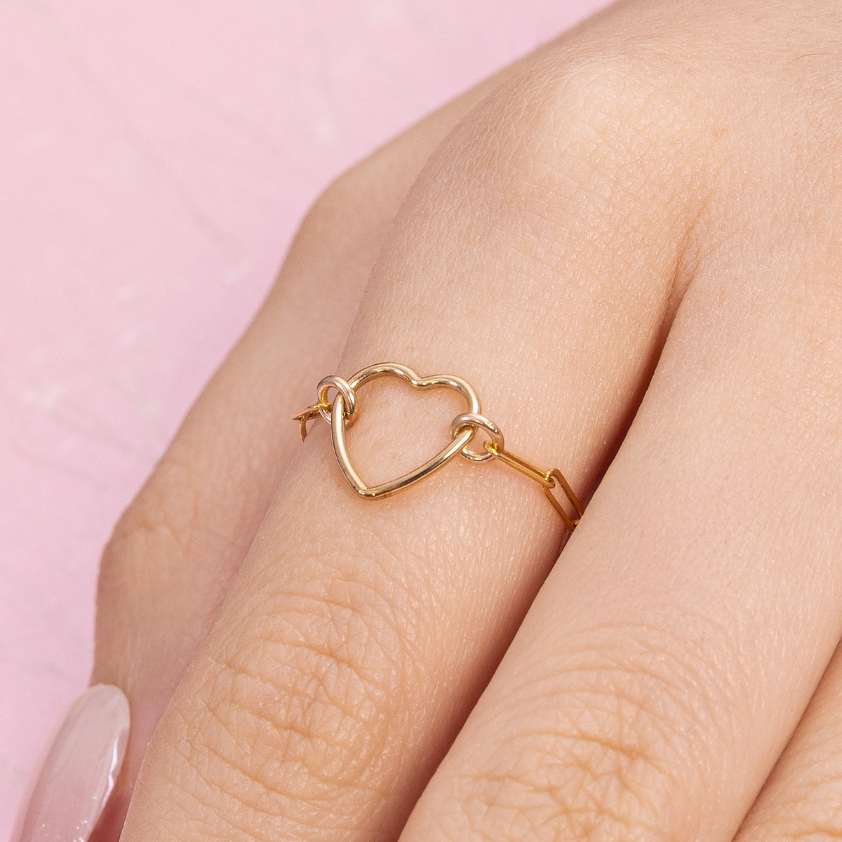 Fall In Love Kedja Guld Ring