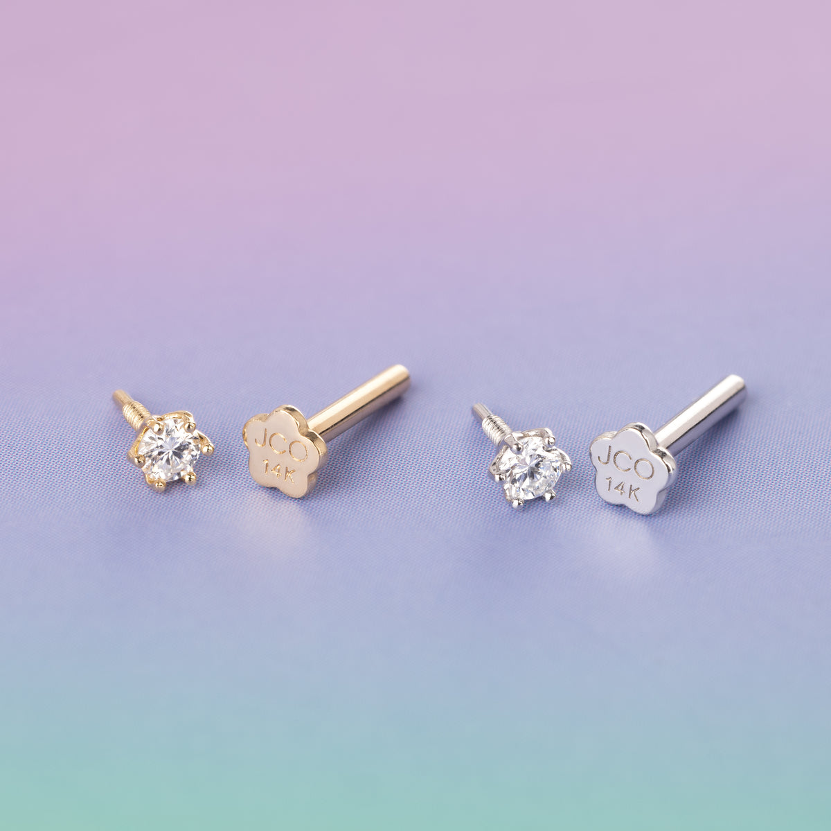 Color:Yellow Gold
Color:White Gold
Option:Single
Option:Pair