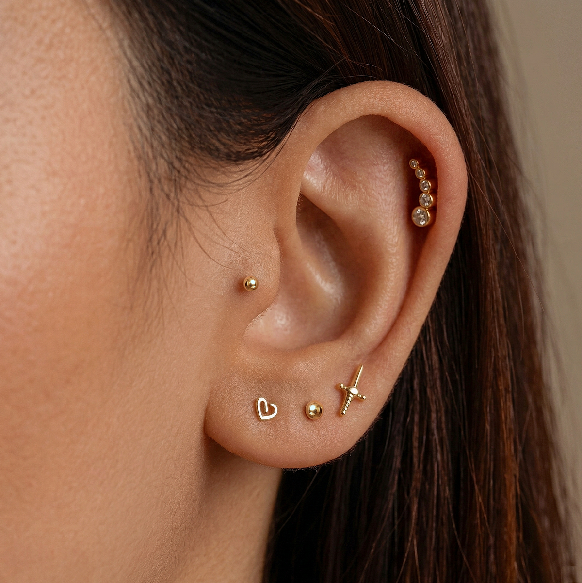 Little Ball Stud Earrings