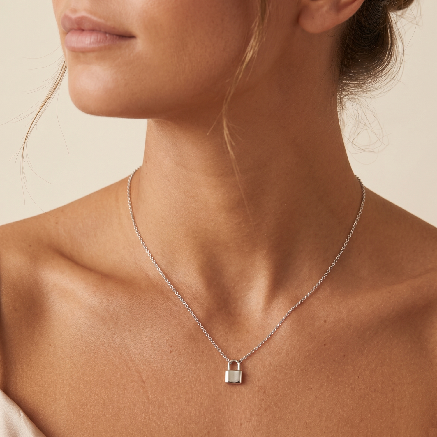 Love Lock Charm Necklace