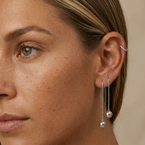 Ball Chic Ear Threader