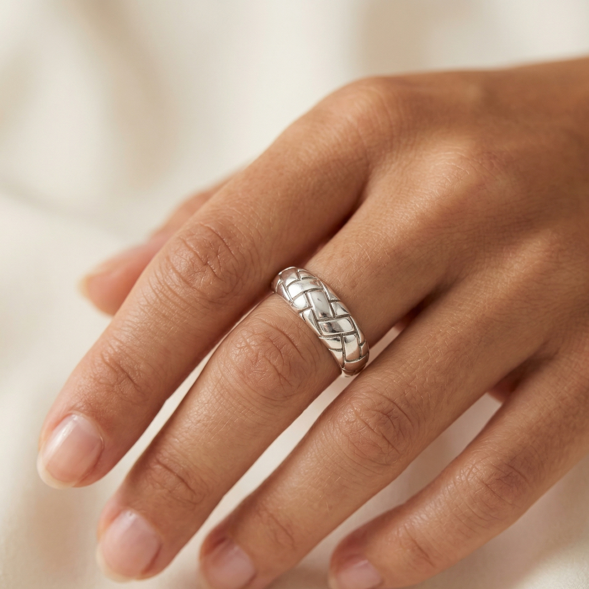 Alexa Dome Ring Zilver