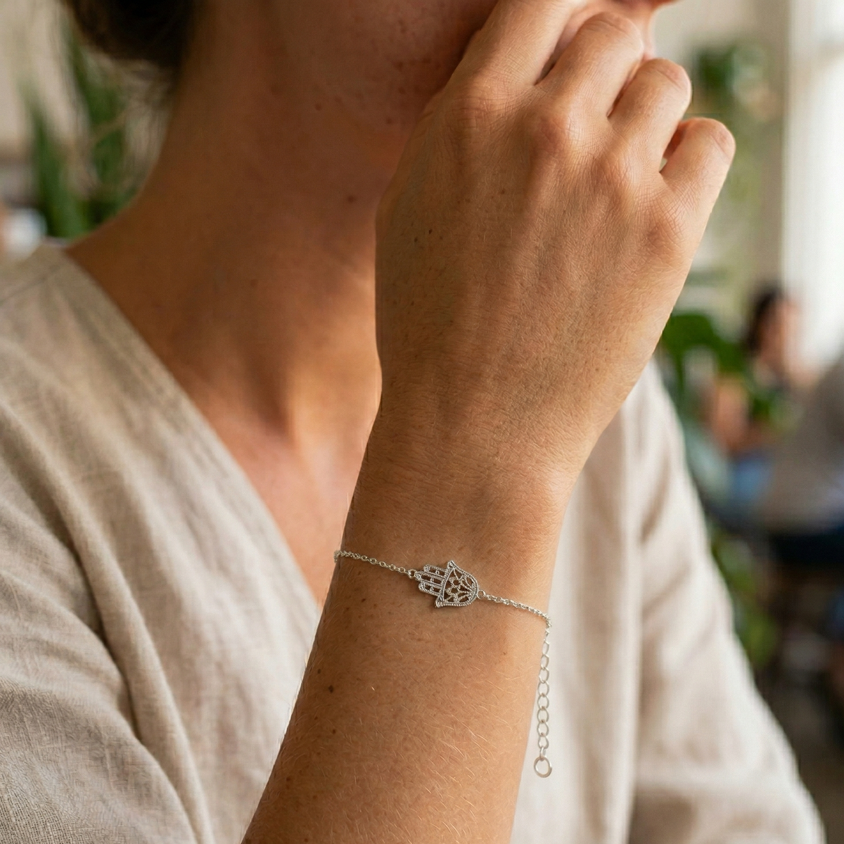 سوار Hamsa Filigree