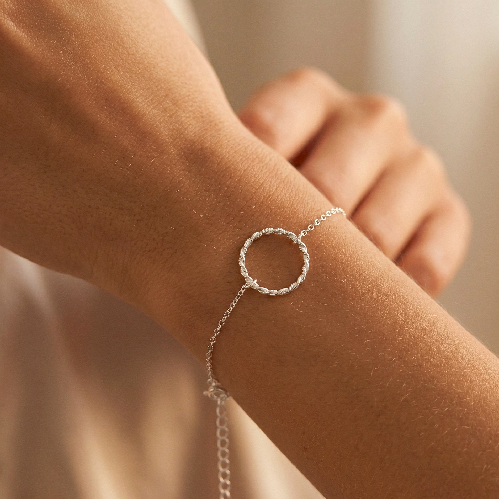 Pulsera de giro en círculo