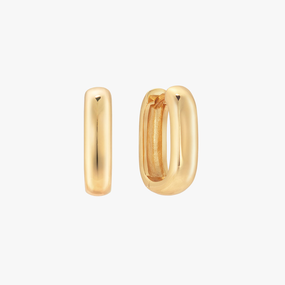 MINI BOLD LINK HOOP أقراط