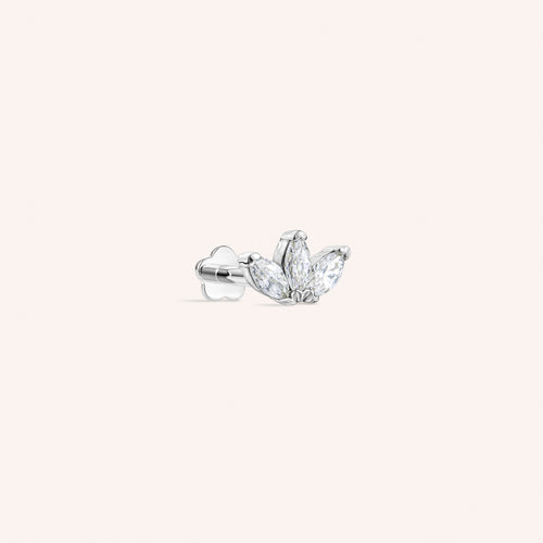 Color:White Gold
Post Length:6.5mm
Post Length:5mm
Post Length:8mm