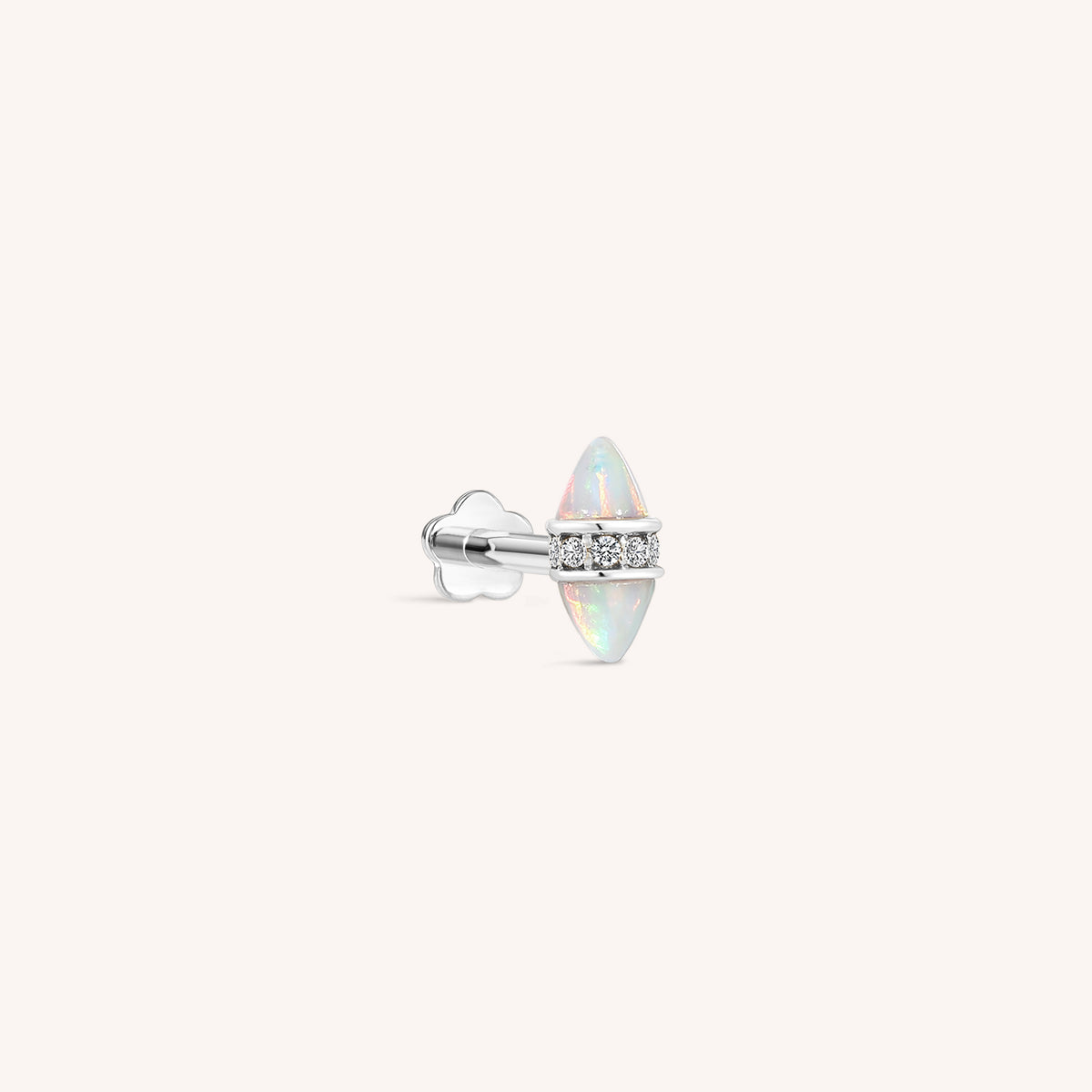 Color:White Gold
Option:Single
Option:Pair