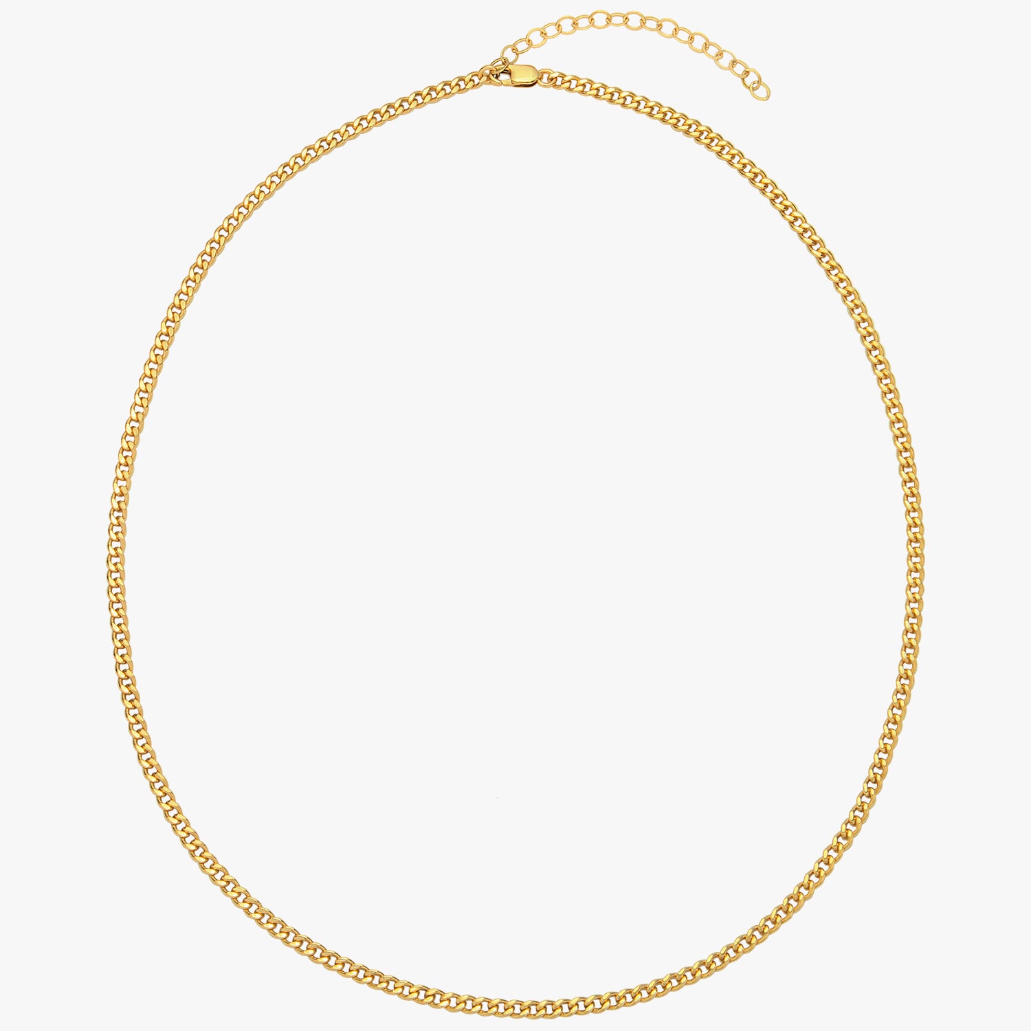 Kalung Rantai Curb Statement