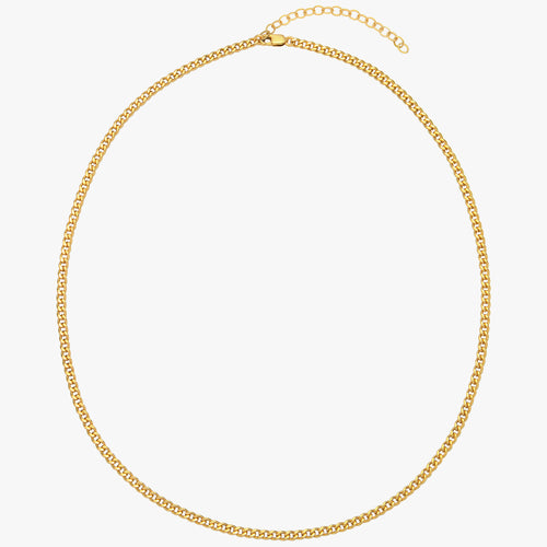 Kalung Rantai Curb Statement