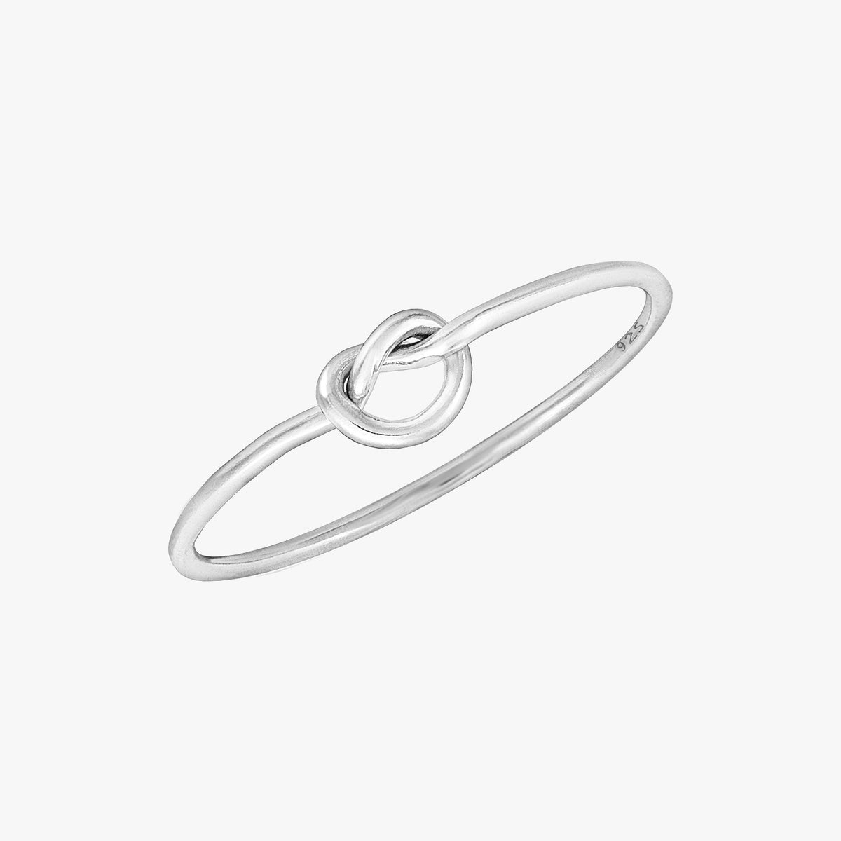 Kærlighedsknude Ring Sølv