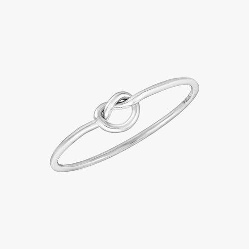 Kærlighedsknude Ring Sølv