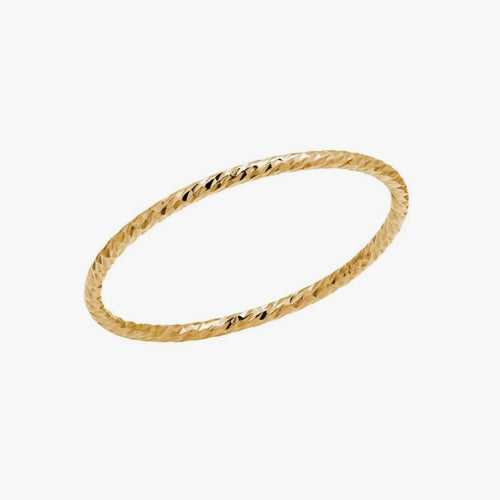 Sparkle Skinny Ring Goud