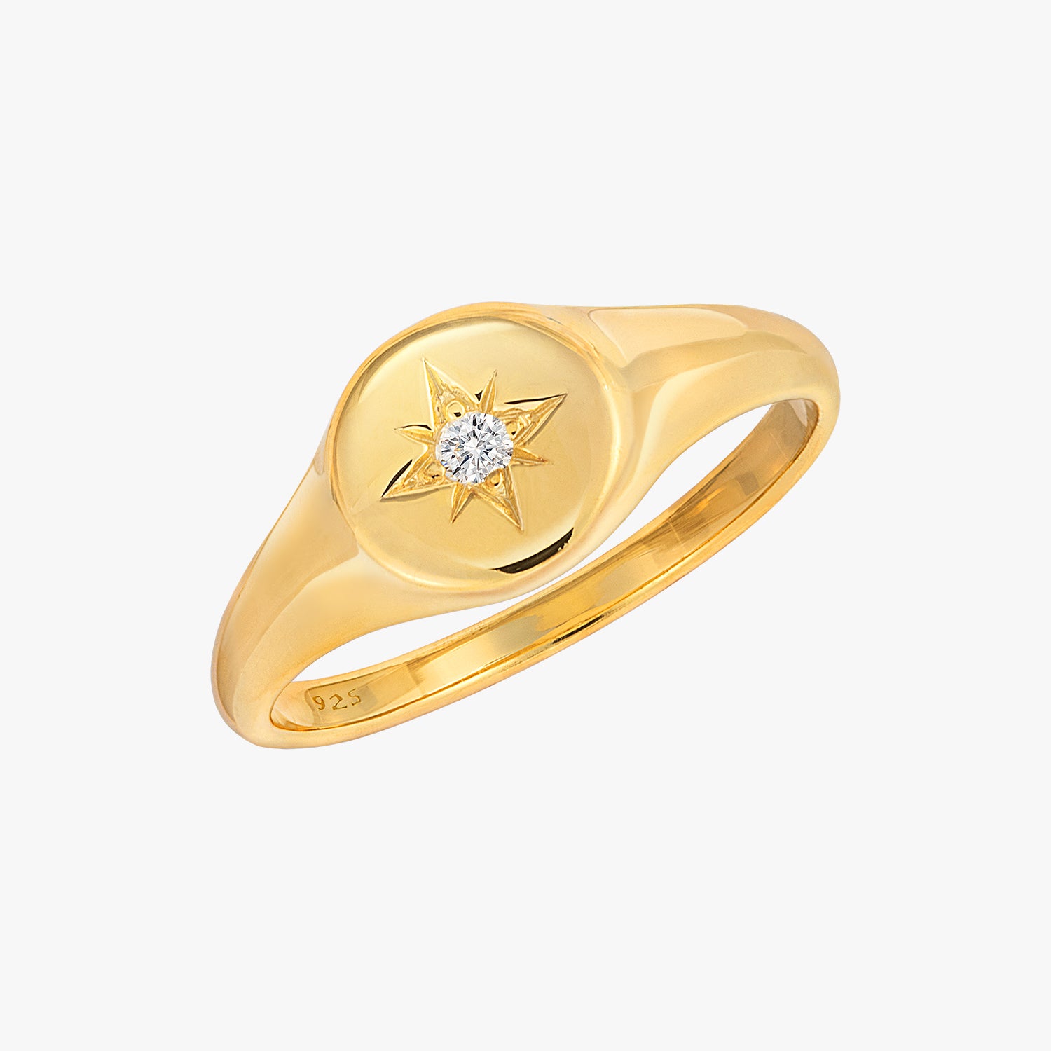 Cincin Tanda Bintang Emas