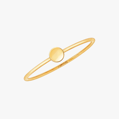 Mini Disc Stabelring Guld