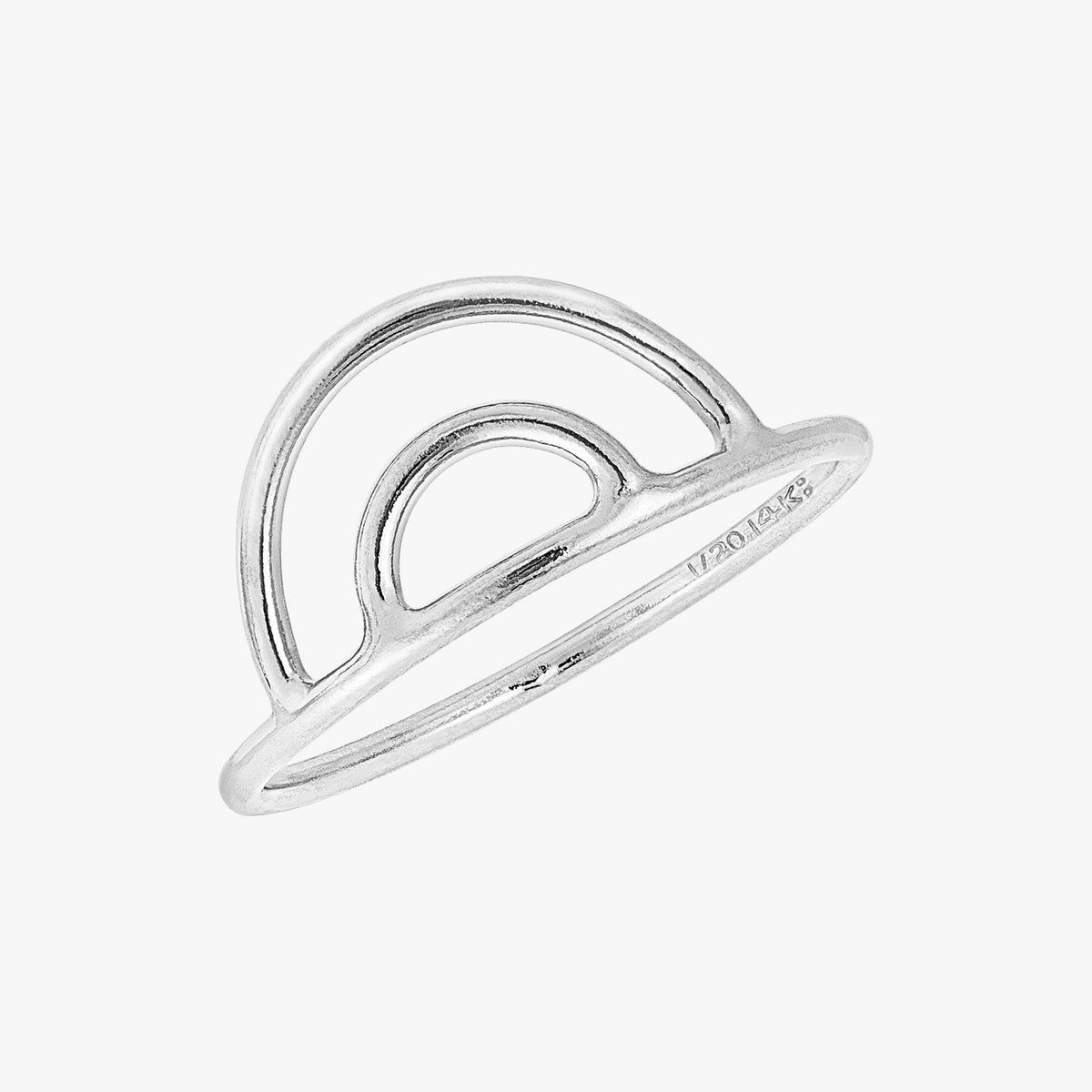 Anello arcobaleno argento