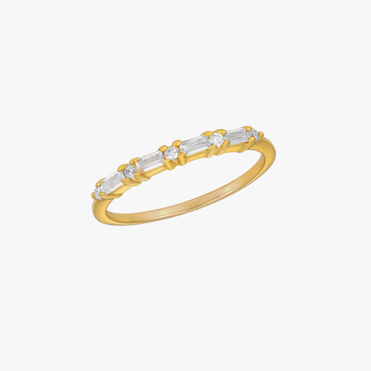 Klynge Baguette Ring Gull