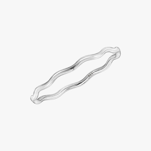 Anello in argento organico