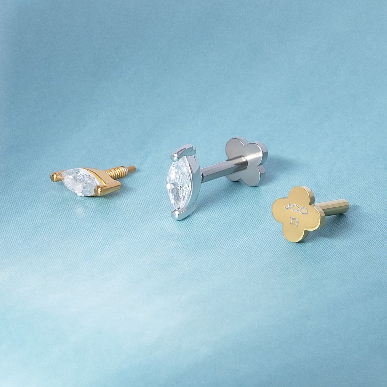 Marquesa micro labret enhebrado interno