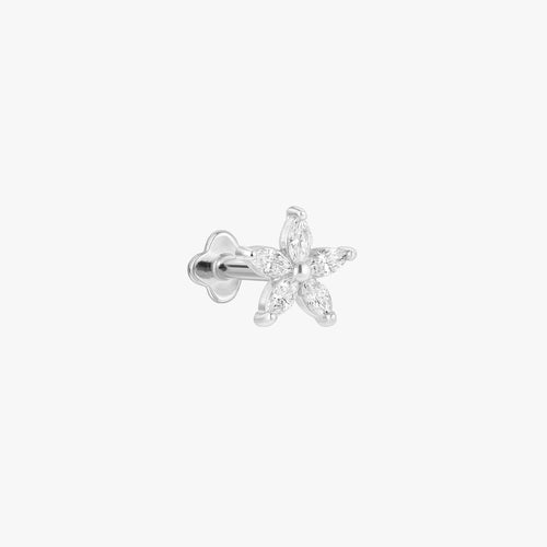 Marquise Bloom Flatback Earring