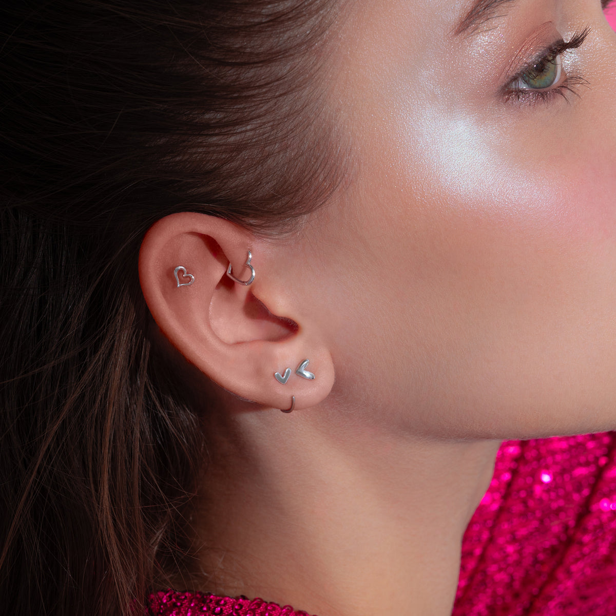 Color:White Gold
Option:Single
Option:Pair