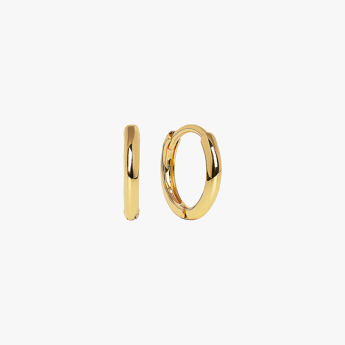 Easy Huggie Hoop Earrings