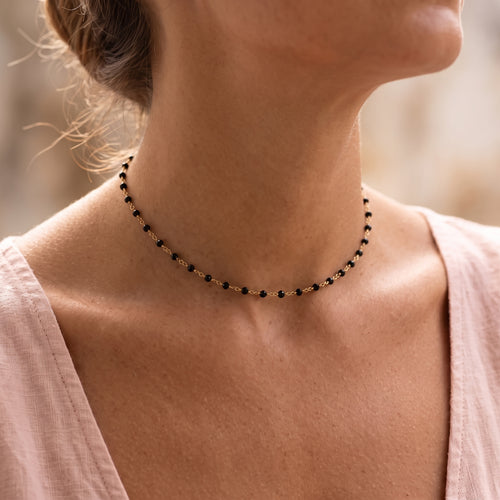 Black Spinel Choker