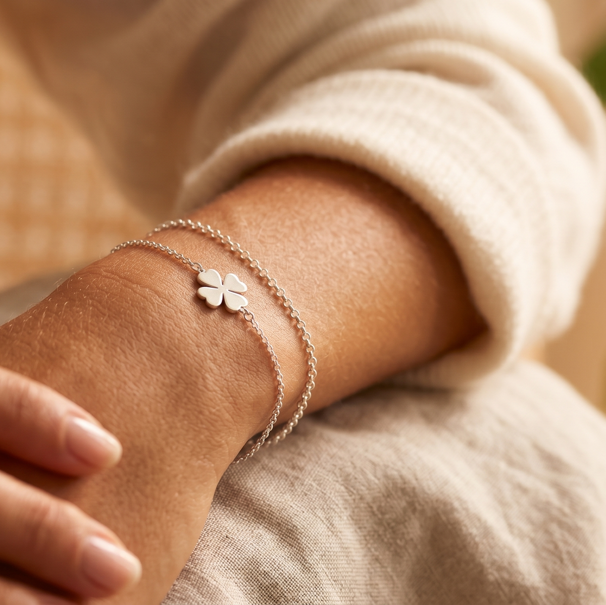 Shamrock Clover Bracelet