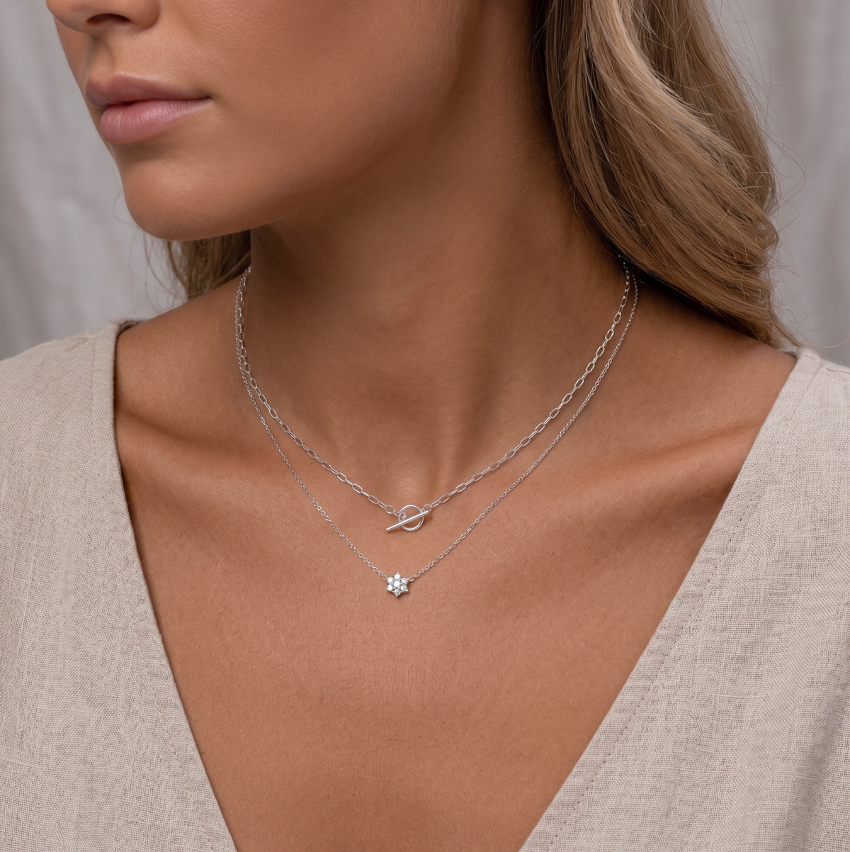 Pavé Bloemenketting