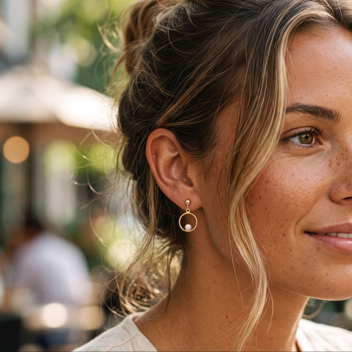 Luna Pearl Drop Earrings