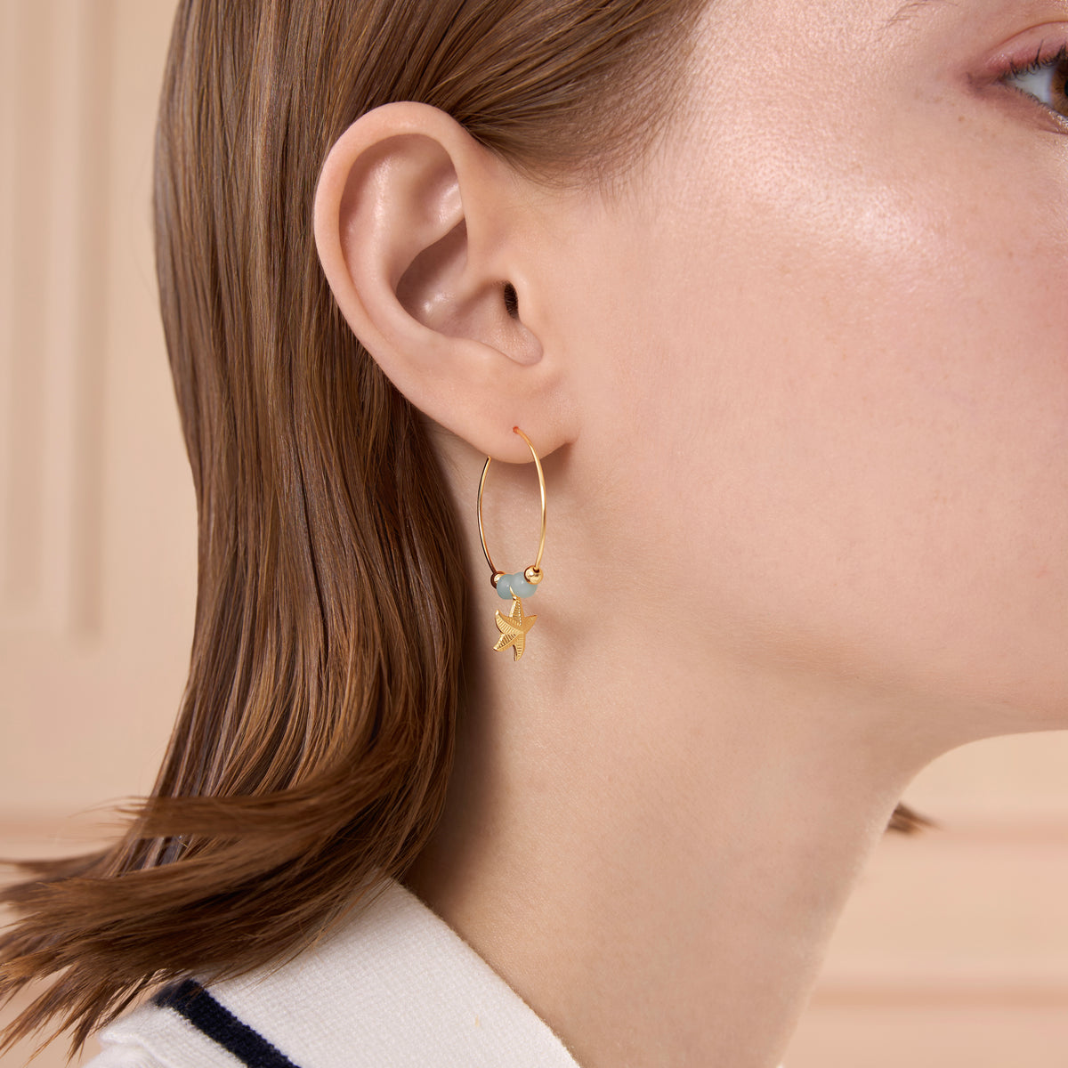 Anting Lingkaran Azure Seashore