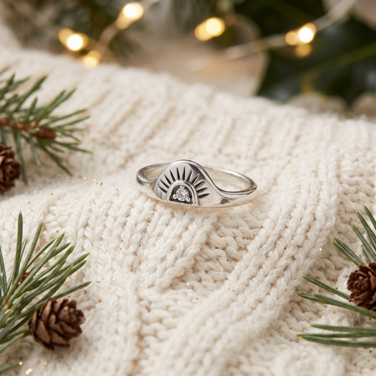 Sunrise Ring Sølv