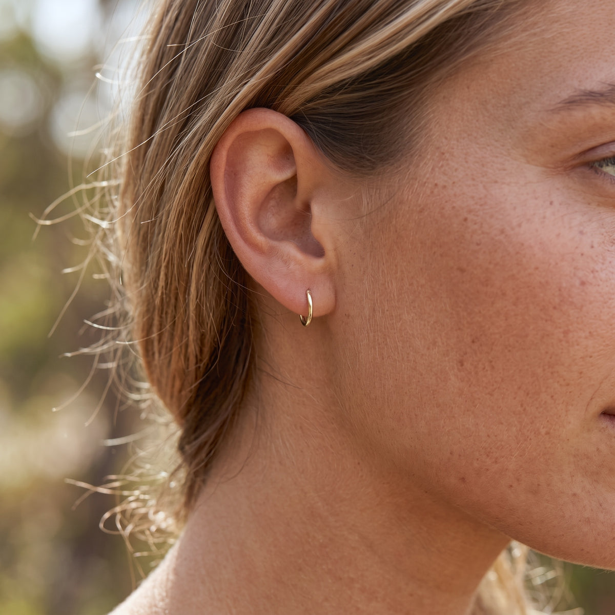 Little Endless Hoop Earrings