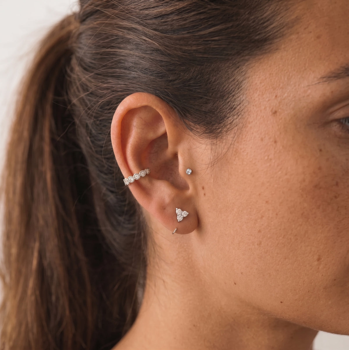 2.5mm Sparkle Gem Tragus Labret