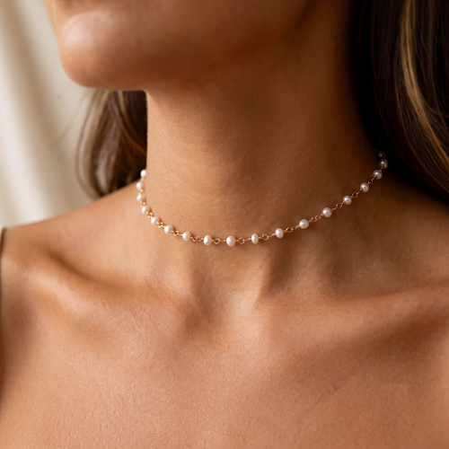 Pearly Choker Necklace