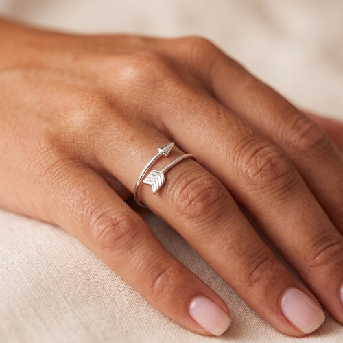 Bague de flèche ouverte