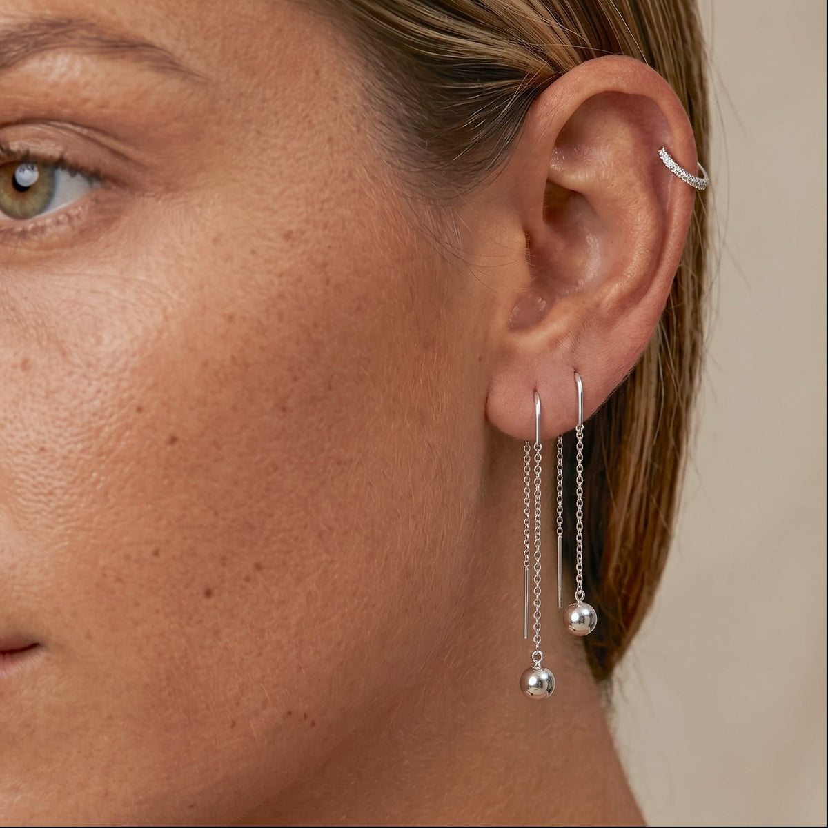 Ball Chic Ear Threader