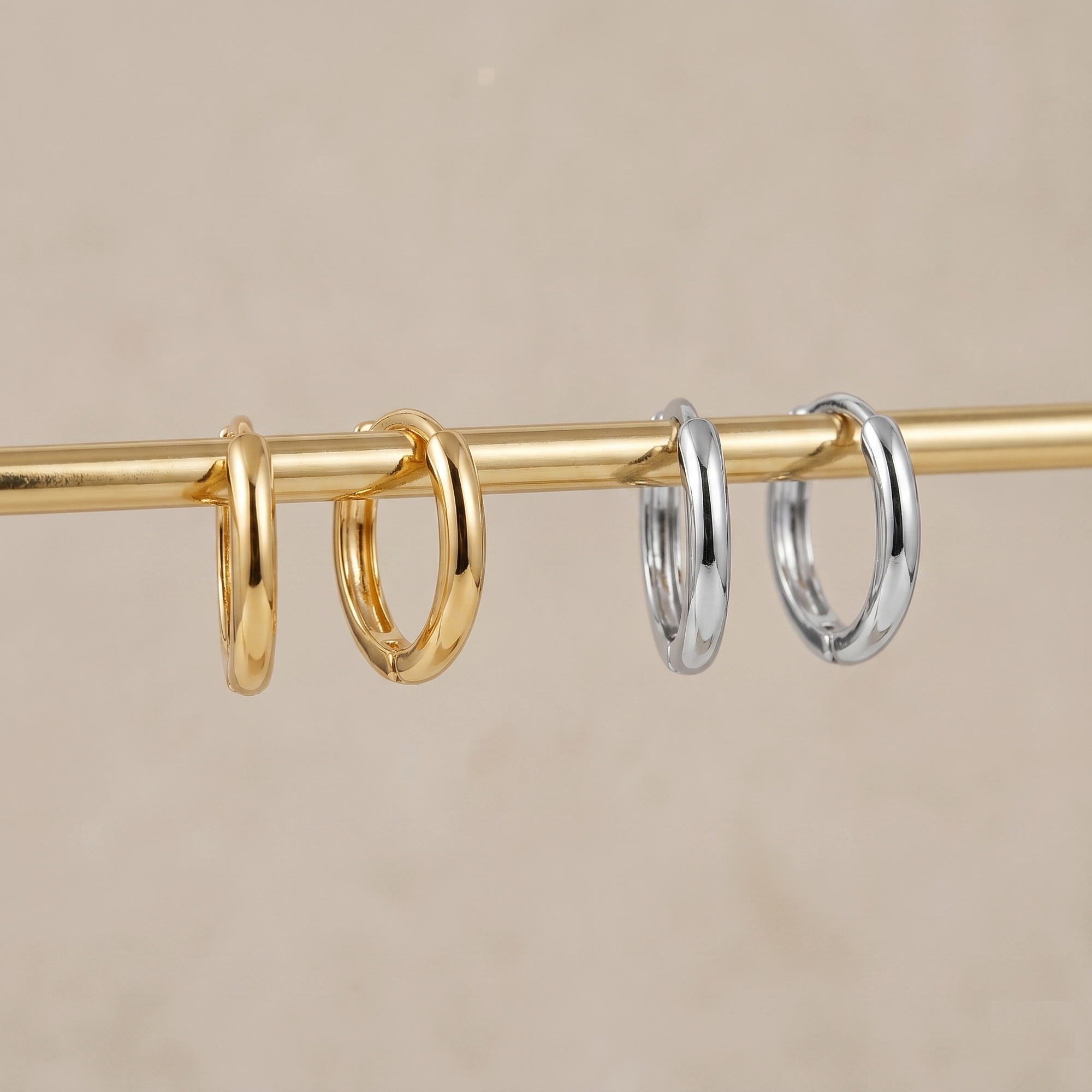 Easy Huggie Hoop Earrings