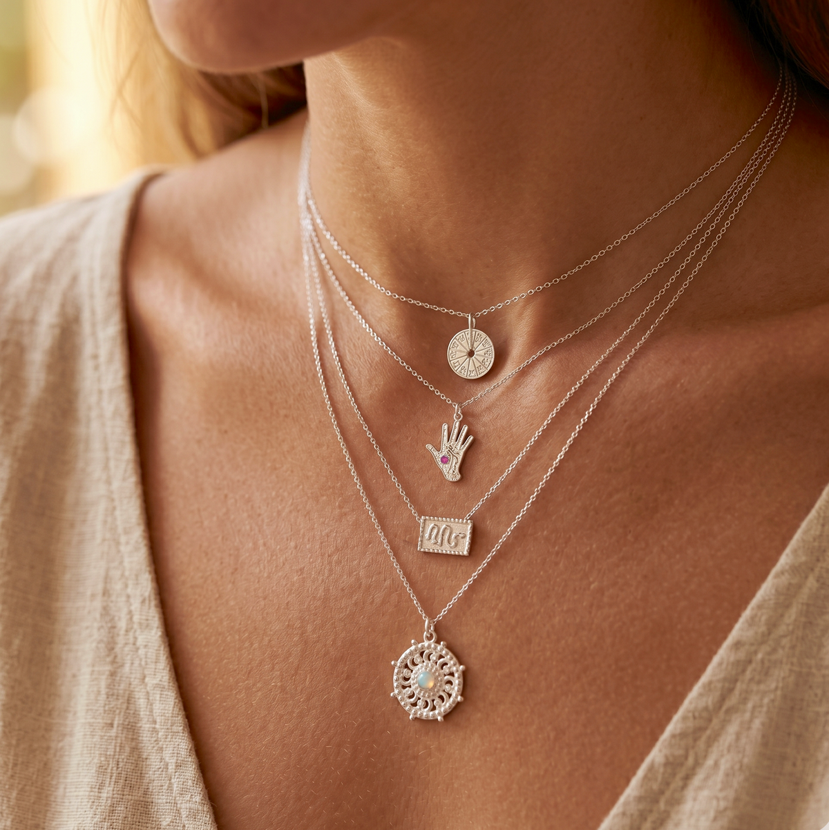 Amulet Wiel Hanger Ketting